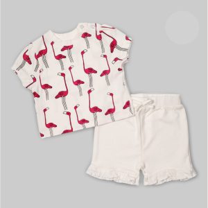 Flamingo Printed Bottom