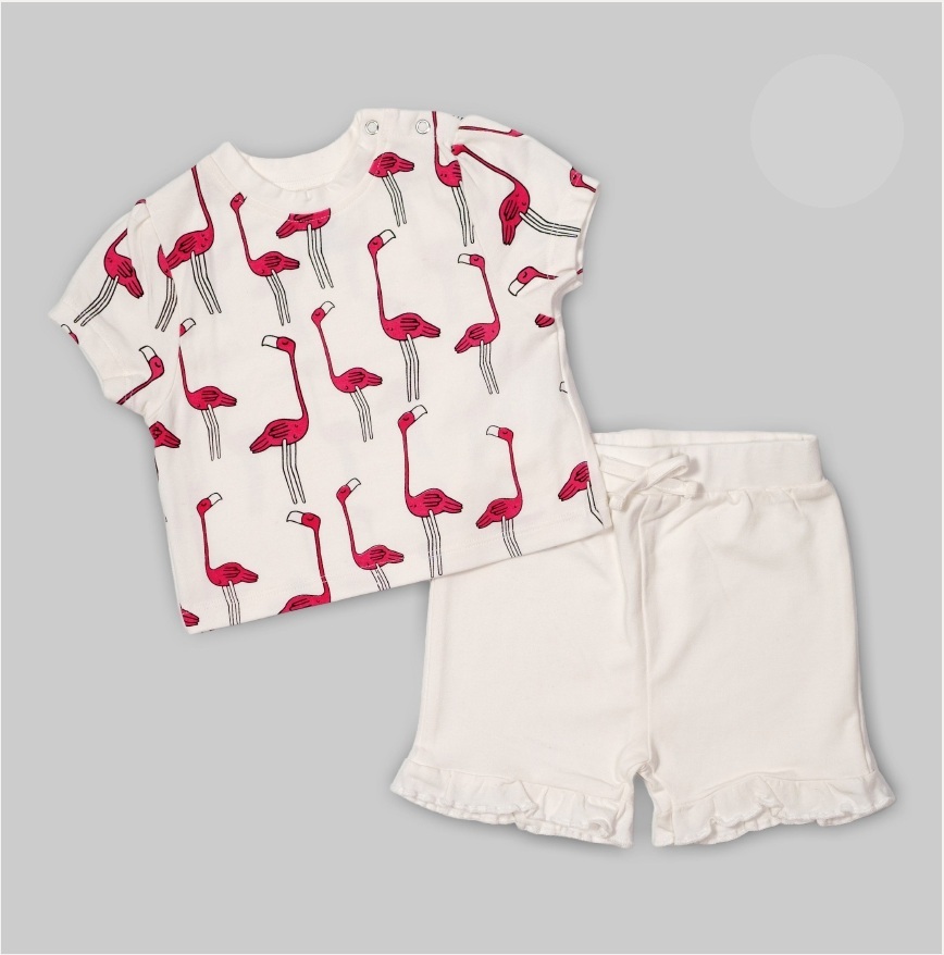 Flamingo Printed Bottom